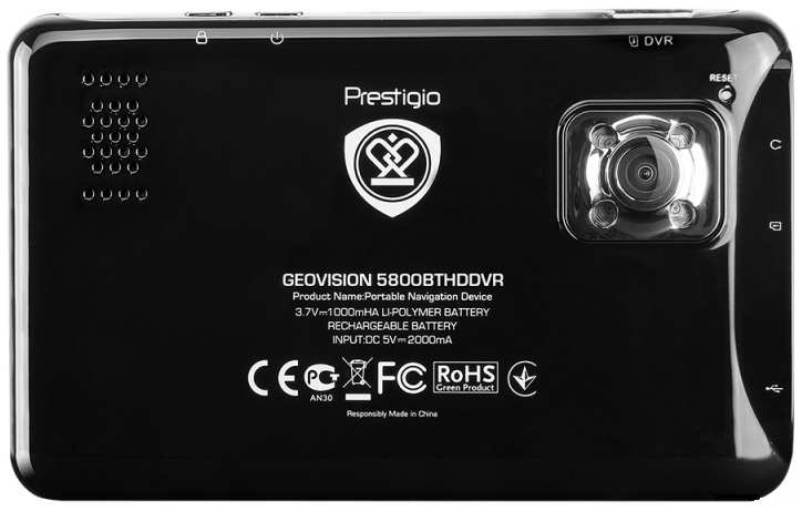 GPS-навігатор PRESTIGIO PGPS5850CIS8HDDVRNV Діагональ дисплея 5