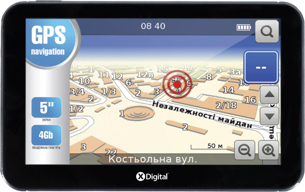 GPS-навигатор X-Digital 554