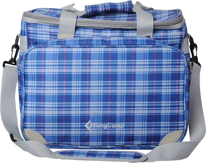 Набор для пикника KINGCAMP Picnic Icy Bag 3(KG2708P) Blue CHECKERS