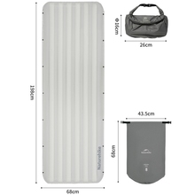 Матрац надувний NATUREHIKE CNK2450WS034 95 мм коричневий (6927595798881)