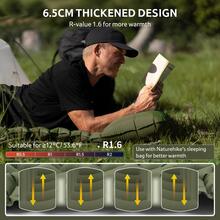 Матрас надувной NATUREHIKE CNK2550WS019 65 мм зеленый (6977465869654) Матрас надувной NATUREHIKE CNK2550WS019 65 мм зеленый (6977465869654)