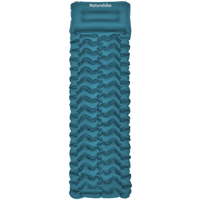 Матрас надувной NATUREHIKE CNK2550WS019 65 мм синий (6977465869647) Матрас надувной NATUREHIKE CNK2550WS019 65 мм синий (6977465869647)
