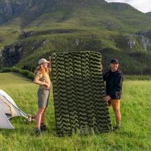 Матрас надувной NATUREHIKE CNK2550WS019 65 мм двойной зеленый (6977465869616) Матрас надувной NATUREHIKE CNK2550WS019 65 мм двойной зеленый (6977465869616)
