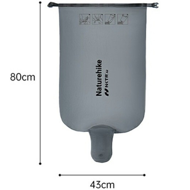 У Фокстрот Мішок NATUREHIKE для надування матраців CNK2450PJ013 сірий (6927595793909)