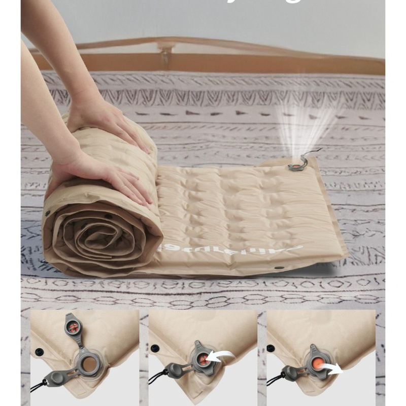 Коврик самонадувающийся Naturehike CNK2550WS025 60 мм Green (6977465866042) Размеры 200 х 65 х 6