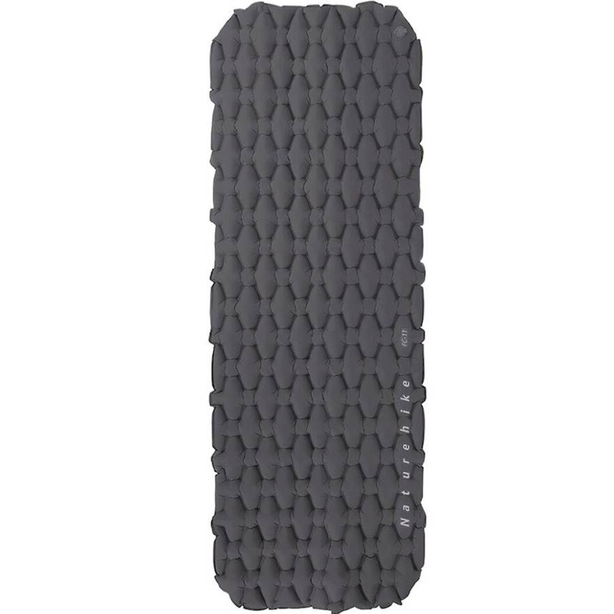 Килимок надувний NATUREHIKE FC-10 NH19Z001-P 65 мм Графіт (6927595735336)
