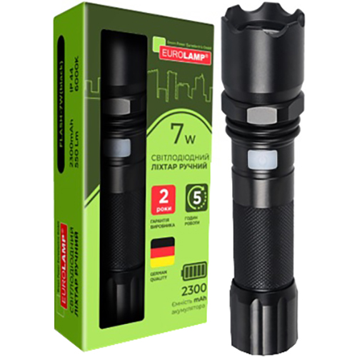 Фонарь EUROLAM 7W (FLASH-7W(black)) Фонарь EUROLAM 7W (FLASH-7W(black))