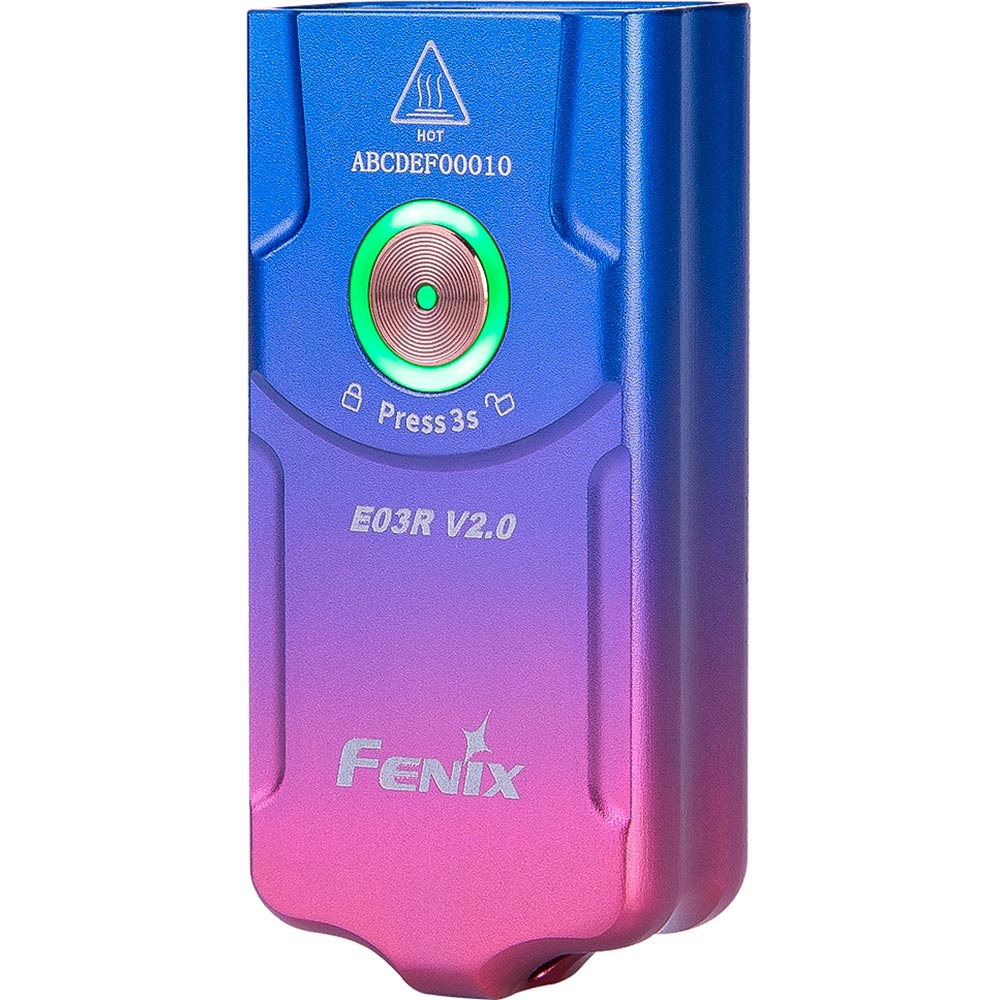 Фонарь FENIX E03R V2.0 (E03RV20PUR) Тип фонарь