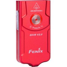 Фонарь FENIX E03R V2.0 (E03RV20RED)