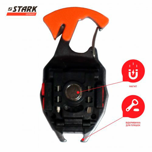 Ліхтар STARK LED L-1-03 Li (243000103) Режими роботи слабкий білий, яскравий білий, дуже яскравий білий, яскравий теплий, слабкий теплий, червоний, червоний SOS