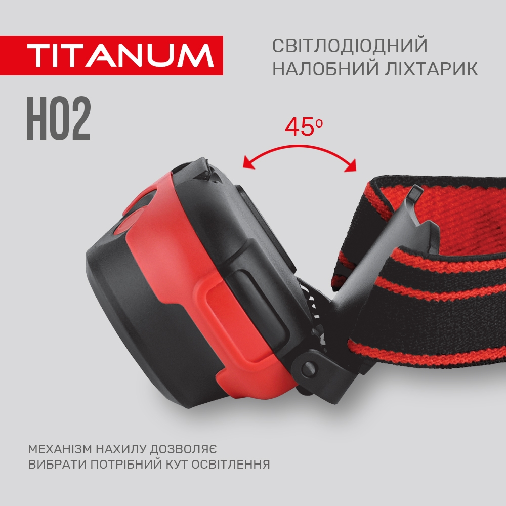 Фонарь TITANUM 100Lm 6500K (TLF-H02) Тип фонарь