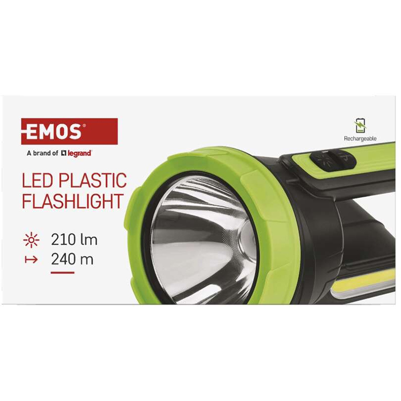 В интернет магазине Фонарь EMOS P2314 SMD LED+ COB LED 210 лм 1800 мАч (8592920137147)