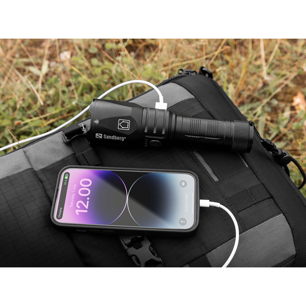 Заказать Фонарь ручной ANDBERG Survivor Torch Powerbank 5000 mAh  (420-89)