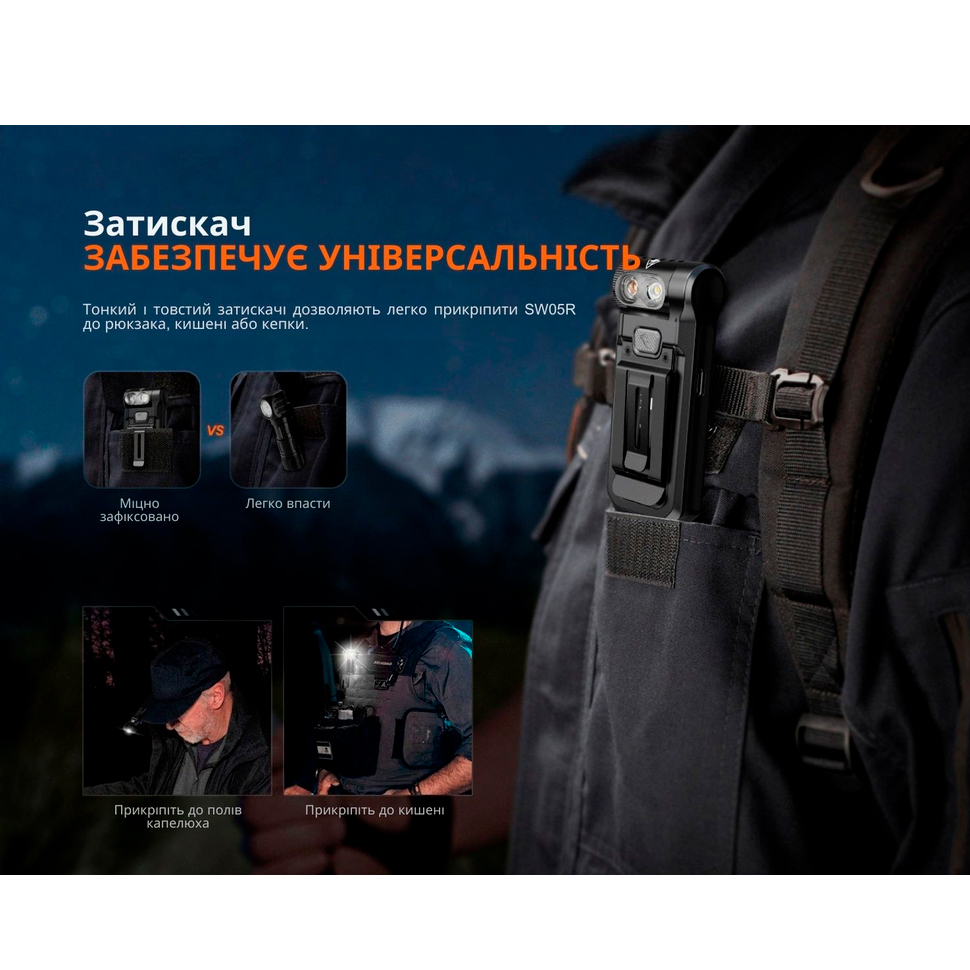 В Украине Фонарь FENIX SW05R-UVL