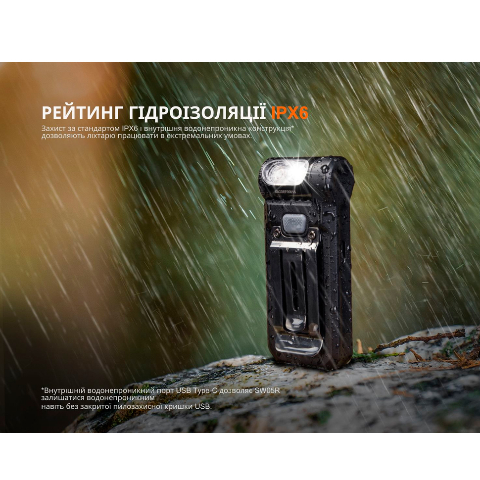 В Фокстрот Фонарь FENIX SW05R-UVL