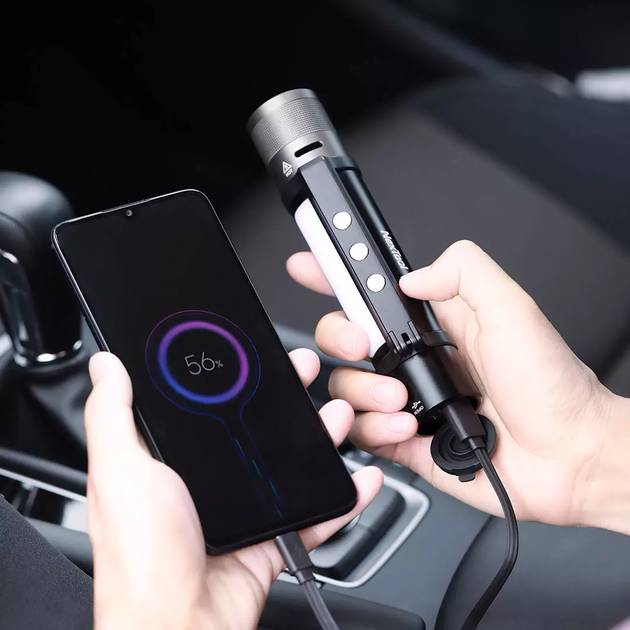 Фонарик NEXTOOL Xiaomi 6 in 1 Black (NE20030/3127352) Источник энергии аккумулятор
