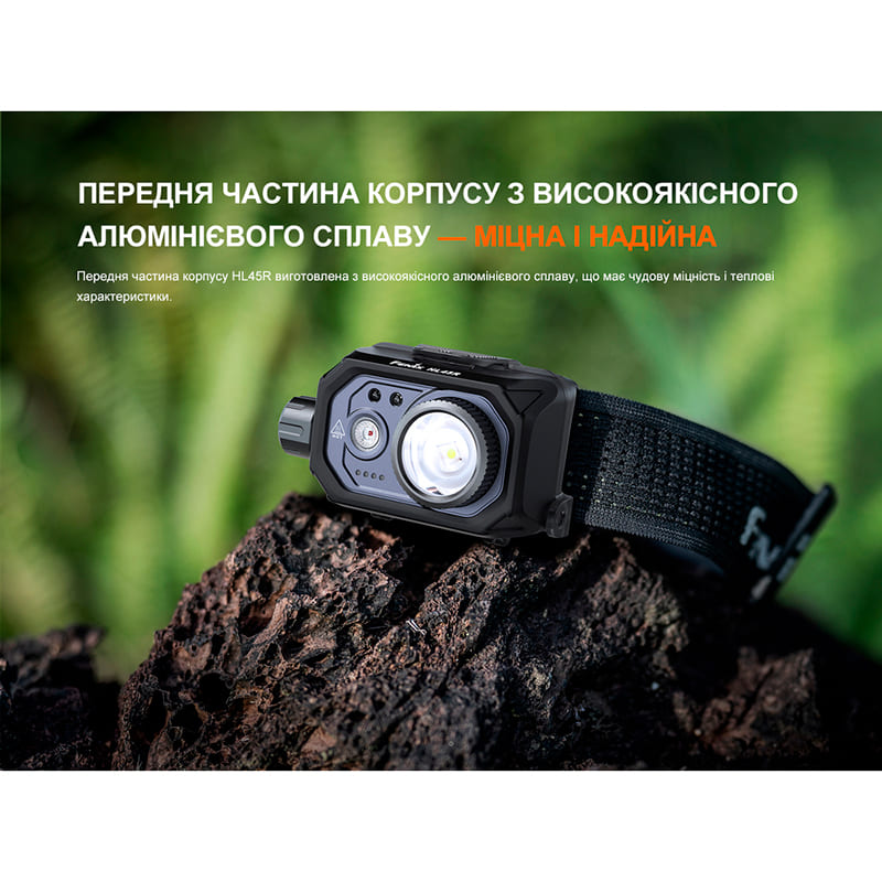 Зображення Ліхтар налобний FENIX HL45R LED (HL45RLED)