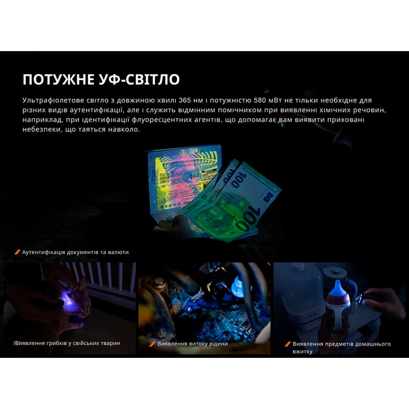 Зображення Ліхтар-брелок FENIX E06R Gray (E06RGray)