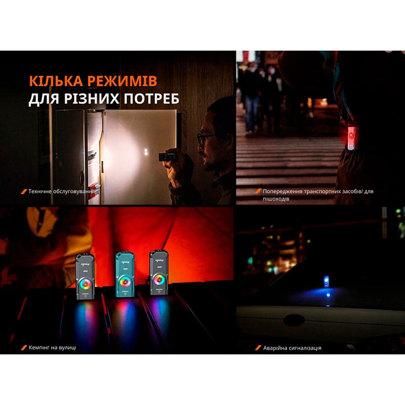 В Украине Фонарь-брелок FENIX E06R Turquoise (E06R-TQ)