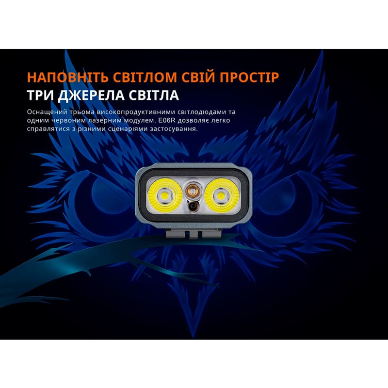 Фото Фонарь-брелок FENIX E06R Turquoise (E06R-TQ)