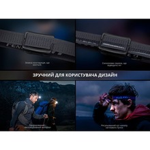 Ліхтар налобний FENIX HL12R V2.0 Gray (HL12RV20Gr)