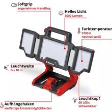 Фонарь-прожектор EINHELL Professional TP-CL 18/3000 Li Set (4514170) без АКБ и ЗУ
