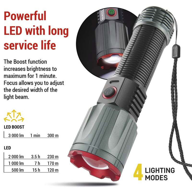 Внешний вид Фонарь EMOS LED P3122