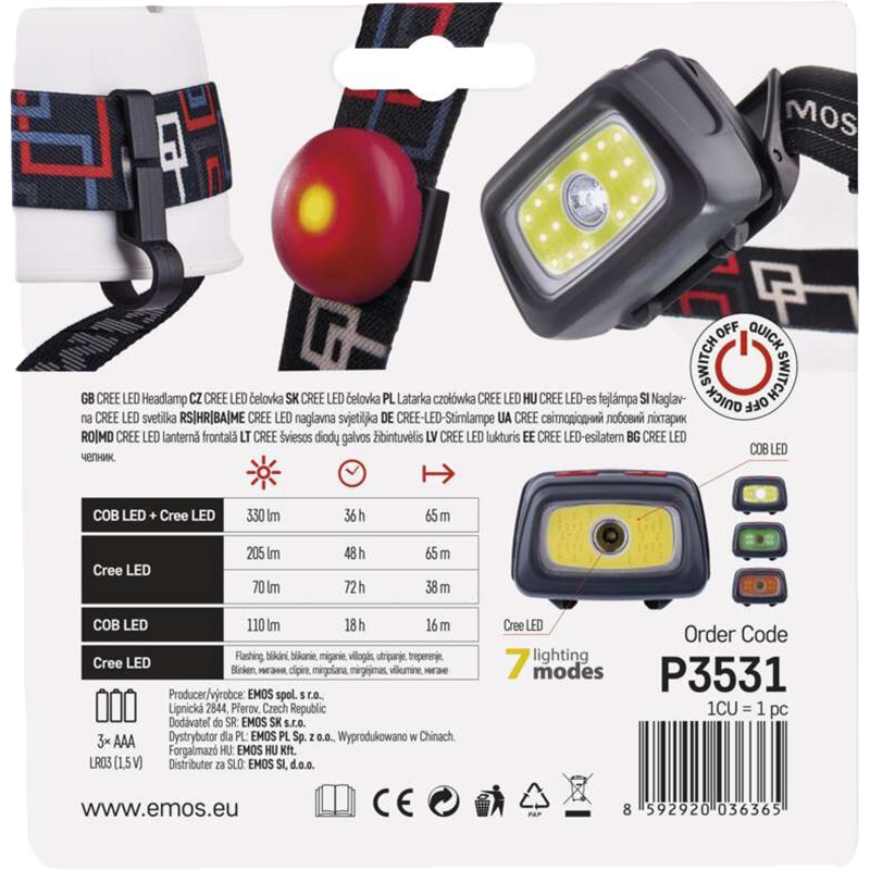 Фонарь EMOS LED P3531 Фото 14 Фонарь EMOS LED P3531