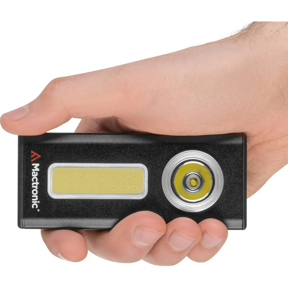 Фонарь профессиональный MACTRONIC  Flagger 650 (500 Lm) Double Cool White USB Rechargeable (PHH1073) Оснащение крепление/клипса/крючок