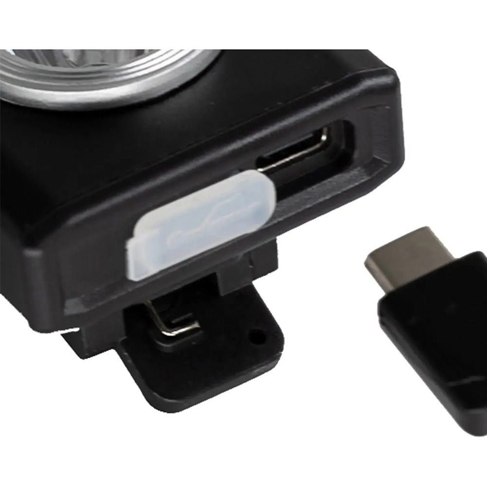 Фонарь профессиональный MACTRONIC  Flagger 650 (500 Lm) Double Cool White USB Rechargeable (PHH1073) Источник энергии аккумулятор