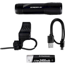 Ліхтар MACTRONIC Scream 3.1 Recharg Type-C Black (ABF0167)