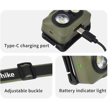 Фонарь налобный NATUREHIKE CNK2450ZM010 Brown (6976507665452)