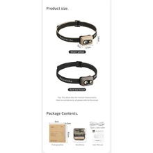 Фонарь налобный NATUREHIKE CNK2450ZM015 Brown (6927595794173)