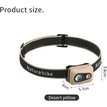 Фонарь налобный NATUREHIKE CNK2450ZM015 Sandy (6927595794166)