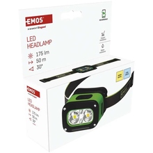 Фонарь налобный аккумуляторный EMOS P3545 175 Lm 800 mAh Li-Ion