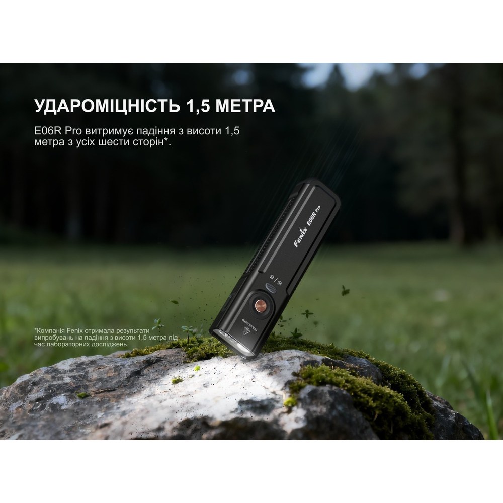 Заказать Фонарь-брелок FENIX E06R PRO Black (E06RPROB)