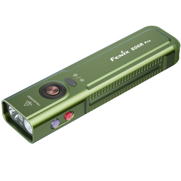 Фонарь-брелок FENIX E06R PRO Green (E06RPROG) Оснащение лазерный целеуказатель
