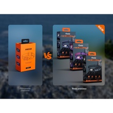 Фонарь налобный FENIX HM55R Purple