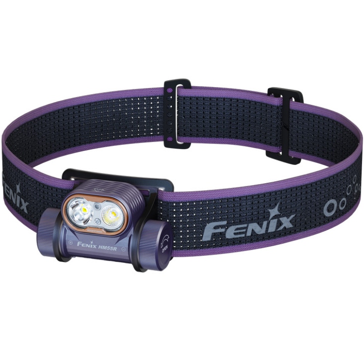 Фонарь налобный FENIX HM55R Purple