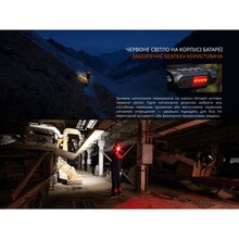 Фонарь налобный FENIX HP12R-TRd Red