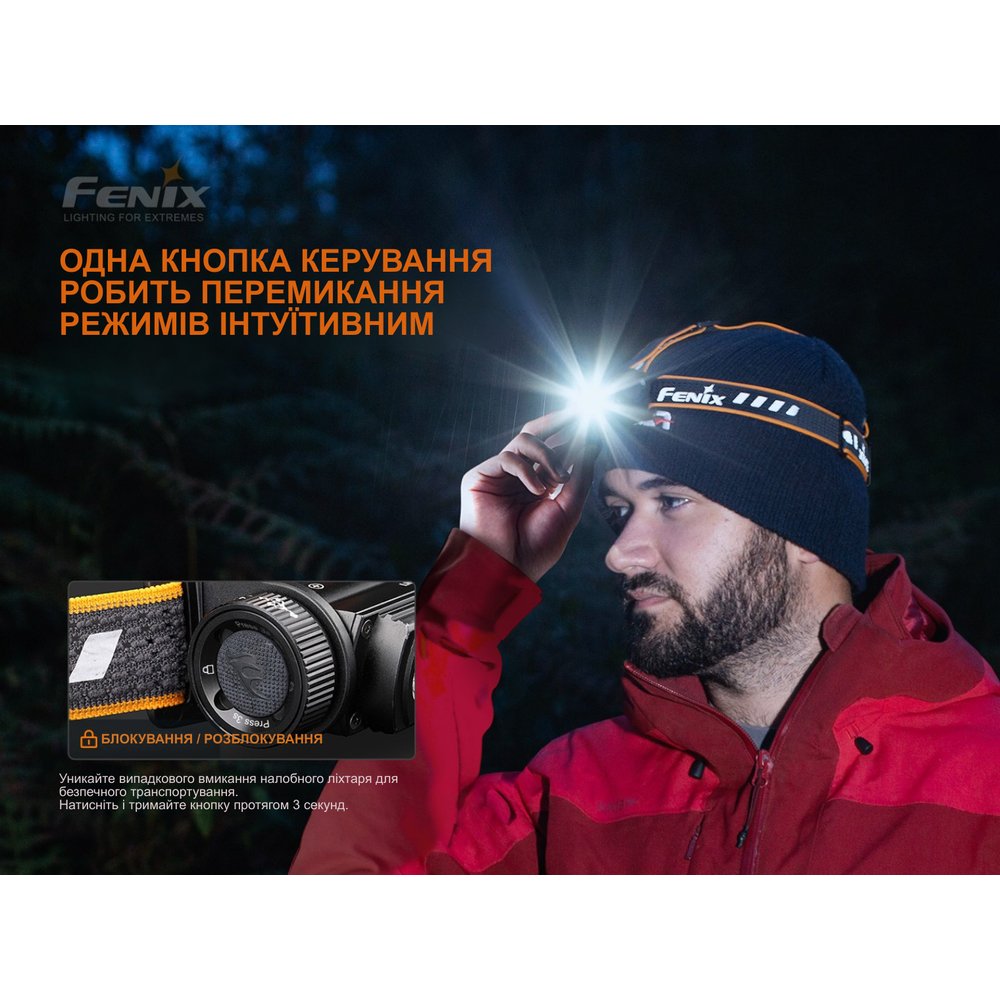 Изображение Фонарь налобный FENIX HM60R Camo