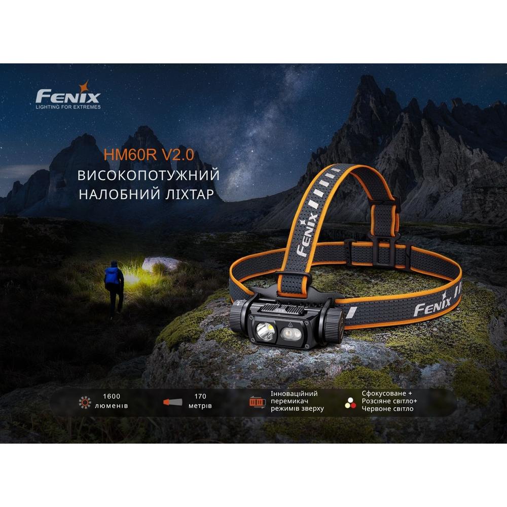 Фото Фонарь налобный FENIX HM60R 2.0