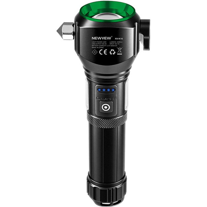 Ліхтар NEWVEW NV-K16 6000mAh Black (NWVW-NV-K16-BK)