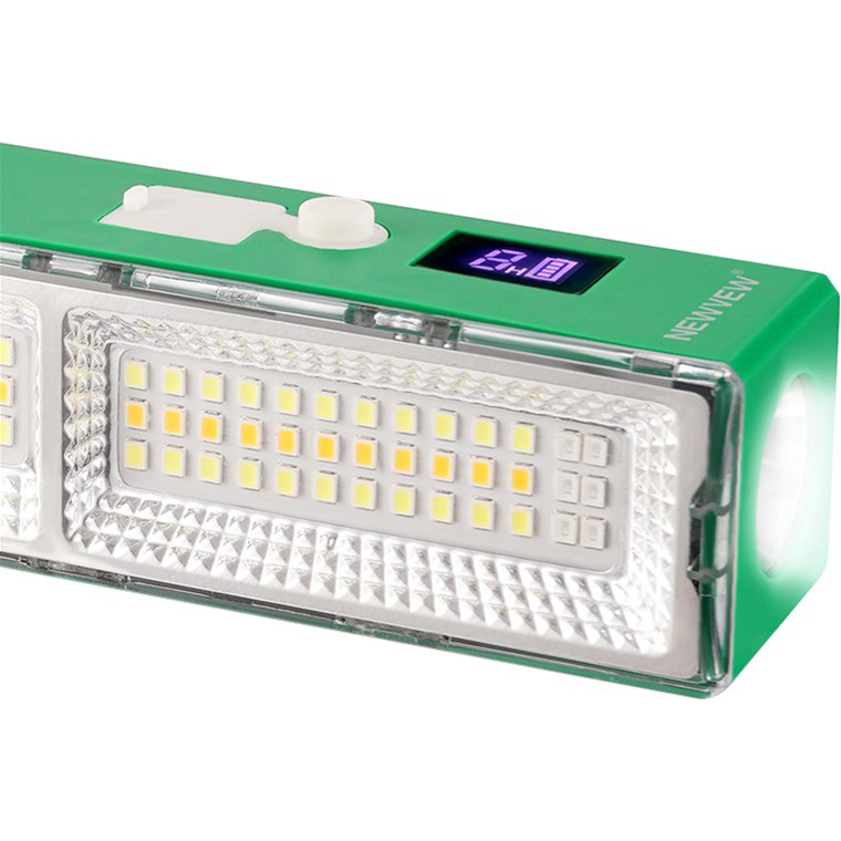 Ліхтар NEWVEW NV-E967T Solar Panel 4000mAh Green (NWVW-NV-E967T-GN) Оснащення кріплення/кліпса/гачок