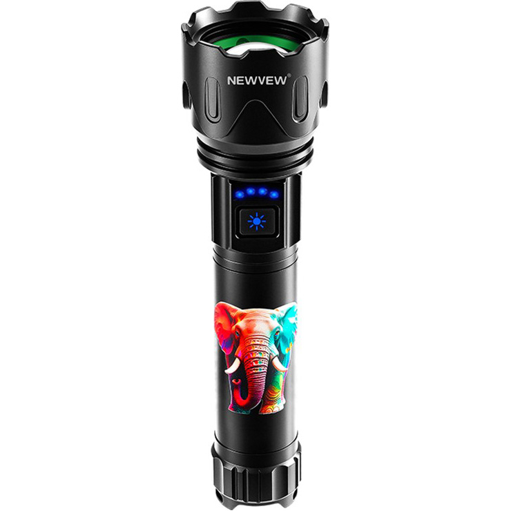Ліхтар NEWVEW NV-K47-Elephant 3000mAh Black (NWVW-NV-K47-ELFNT-BK)