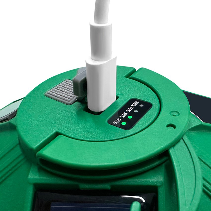 Зовнішній вигляд Ліхтар NEWVEW NV-E968 30W Solar Panel 4800mAh Green (NWVW-NV-E968-GN)