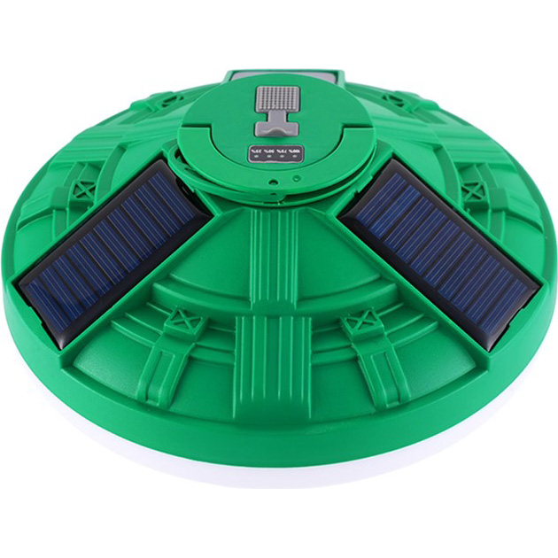 Ліхтар NEWVEW NV-E968 30W Solar Panel 4800mAh Green (NWVW-NV-E968-GN) Особливості індикатор заряду