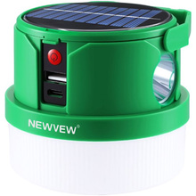 Ліхтар NEWVEW NV-E972 50W Solar Panel 2400mAh Green (NWVW-NV-E972-GN)
