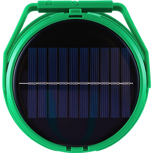 Ліхтар NEWVEW NV-E972 50W Solar Panel 2400mAh Green (NWVW-NV-E972-GN) Особливості індикатор заряду