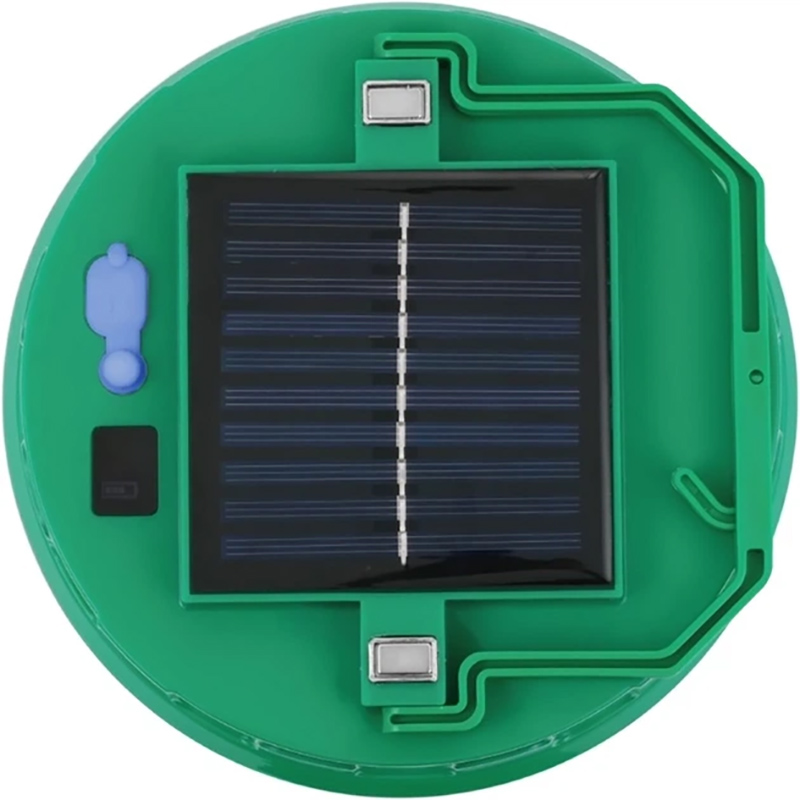 Фонарь NEWVEW аккумуляторный NV-E961 300W Solar Panel 7200mAh Green (NWVW-NV-E961-GN) Оснащение крепление/клипса/крючок